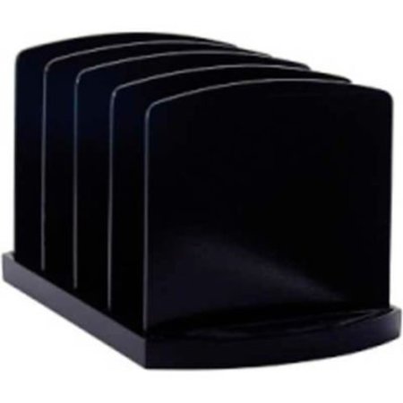 OFFICEMATE INTERNATIONAL Officemate Standard Sorter with 4 Compartments Black 22322